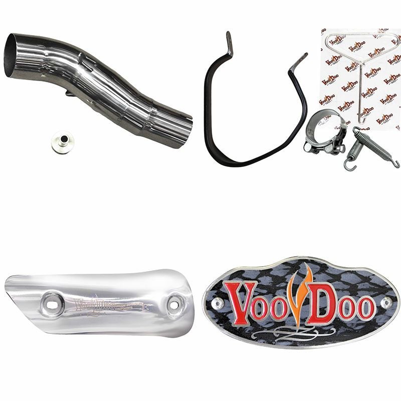 VOODOO パフォーマンス スリップオン・マフラー ポリッシュ GSXR600/750 08-10-02