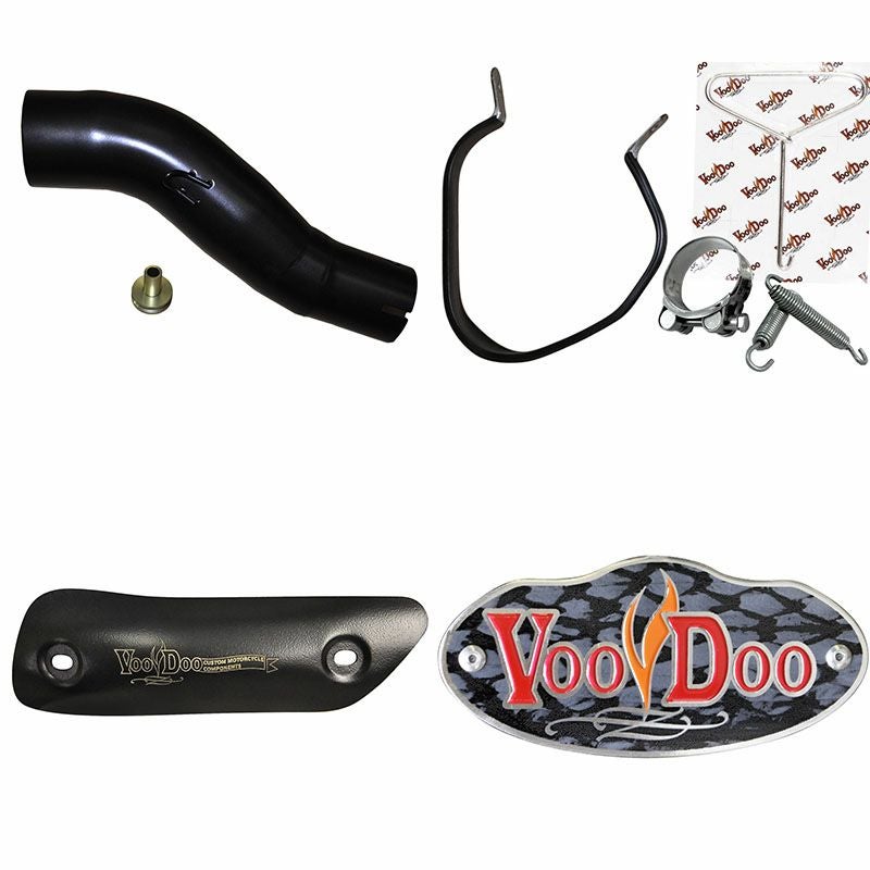 VOODOO パフォーマンス スリップオン・マフラー ブラック GSXR600/750 08-10-02