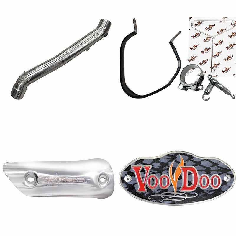 VOODOO パフォーマンス スリップオン・マフラー ポリッシュ GSX-R1000 09-11-02