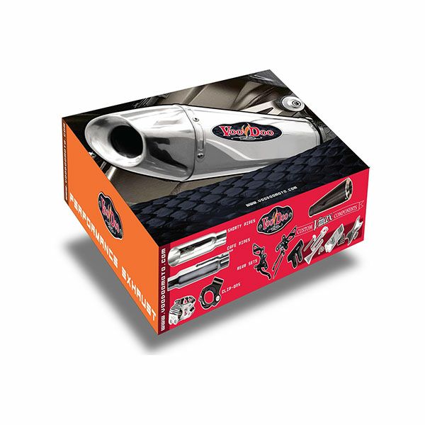 VOODOO パフォーマンス スリップオン・マフラー ポリッシュ GSX-R1000 09-11-03