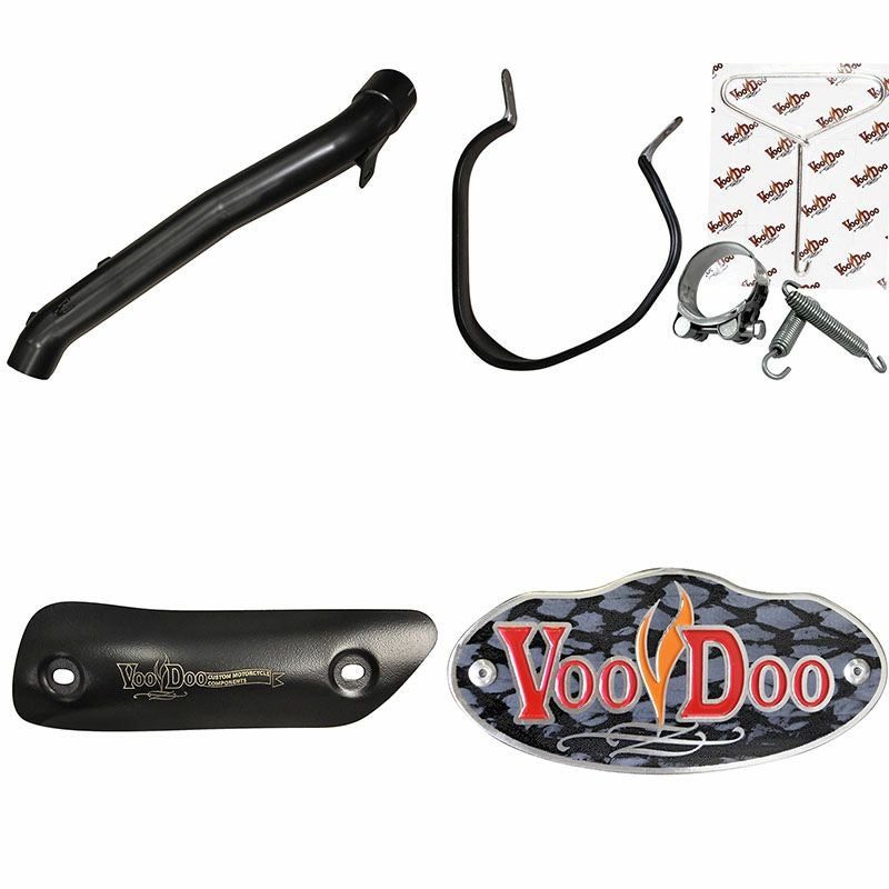 VOODOO パフォーマンス スリップオン・マフラー ブラック GSX-R1000 09-11-02