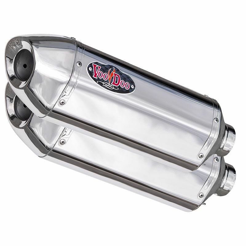 VOODOO パフォーマンス スリップオン・マフラー ポリッシュ GSX1300R 隼 08-17-01