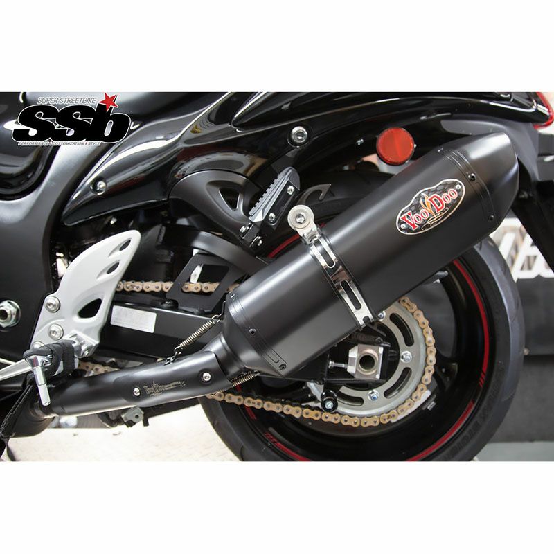 VOODOO パフォーマンス スリップオン・マフラー ブラック GSX1300R 隼