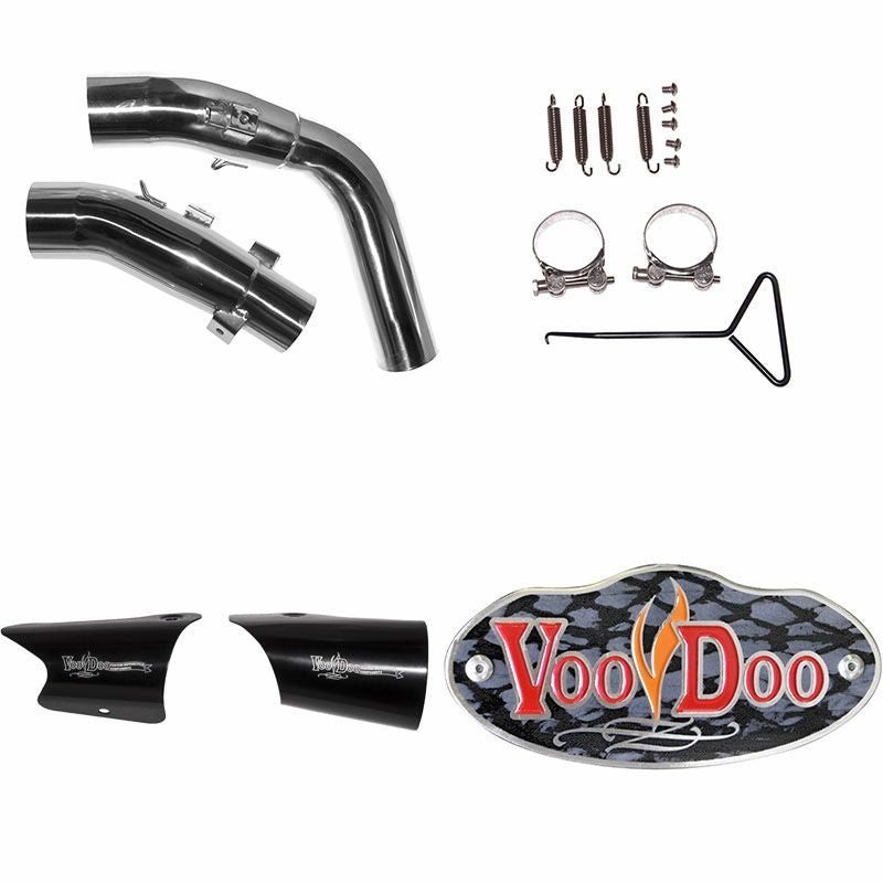 VOODOO パフォーマンス スリップオン・マフラー ポリッシュ YZF-R1 09-14-02