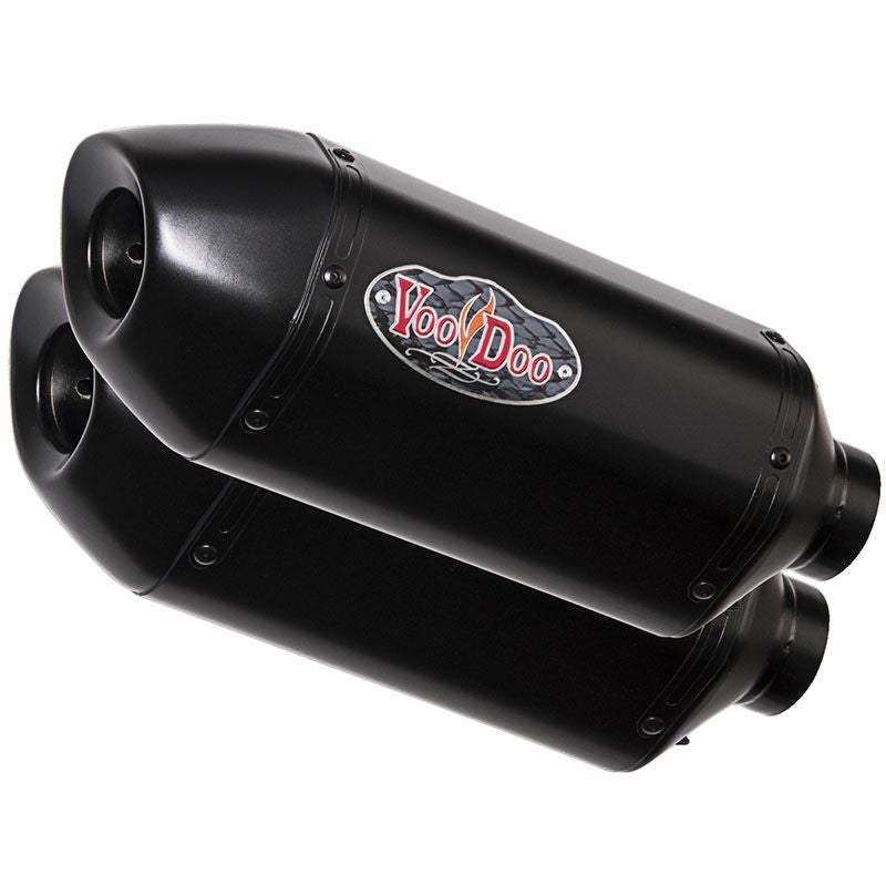 VOODOO パフォーマンス スリップオン・マフラー ブラック YZF-R1 09-14-01