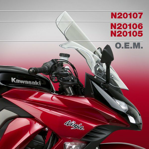 National Cycle VSTREAM ウィンドスクリーン Z1000SX Ninja 22.38インチ-02