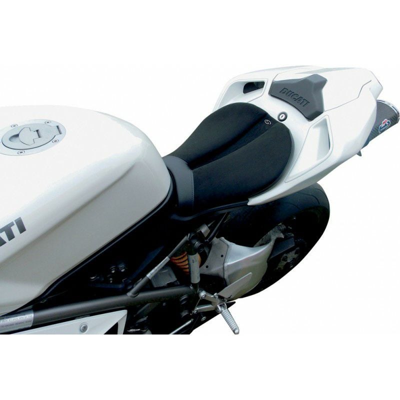 SADDLEMEN GEL-CHANNEL スポーツバイクシート スエード DUCATI 848