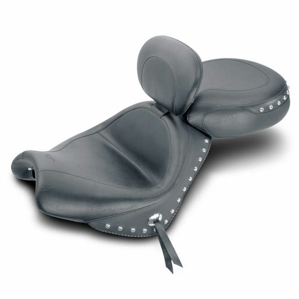 MUSTANG ワイドツーリングシート With Driver Backrest （Studded） GL1500 Valkyrie/Valkyrie Interstate-01