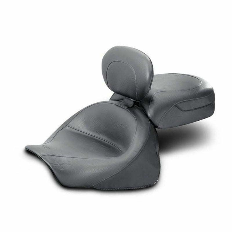 MUSTANG ワイドツーリングシート With Driver Backrest （Vintage）VN1600 バルカン Classic/Nomad-01