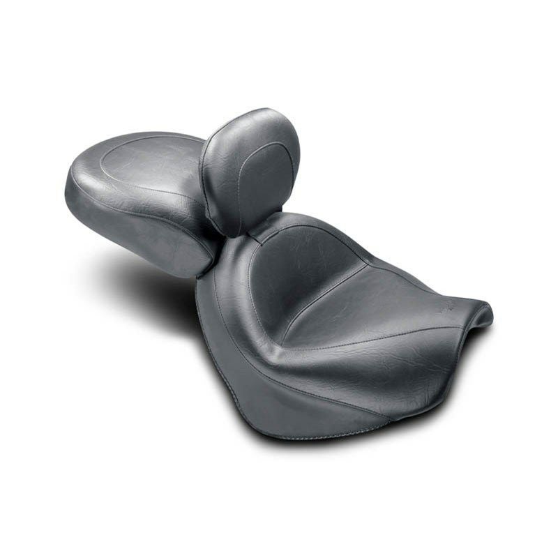 MUSTANG ワイドツーリングシート With Driver Backrest （Vintage) VL800 Intruder Volusia-01