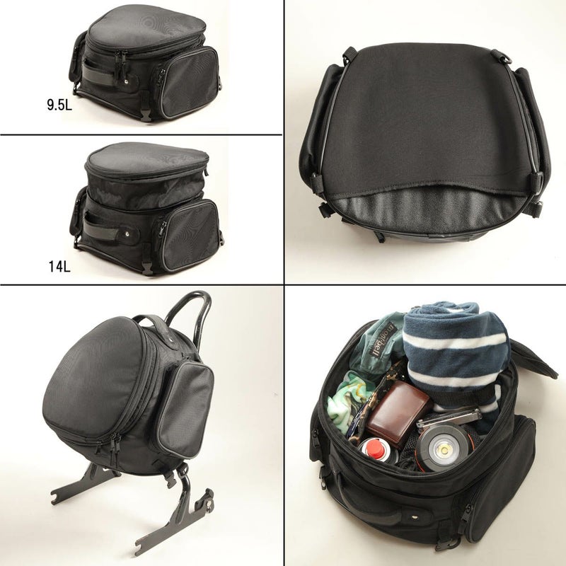 デグナー (DEGNER) NB-120 アジャスターシートバッグ ブラック-01