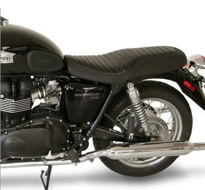 空冷 ボンネビル T100 Saturn V スリップオンマフラー ポリッシュ