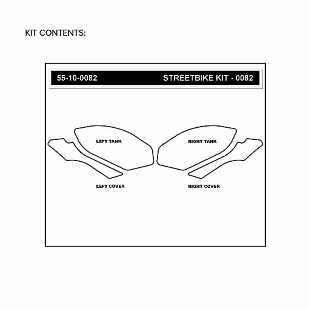 STOMPGRIP トラクションパッド(タンク)キット S1000RR 09-14 (ブラック)-03