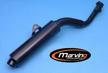 マービング(Marving) マフラー Edr ブラック EU公道走行認可XL600 LM
