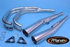 マービング(Marving) マフラー フルシステム 4/2 Master クロム EU公道走行認可 CB750KZ H/5001/BC-01