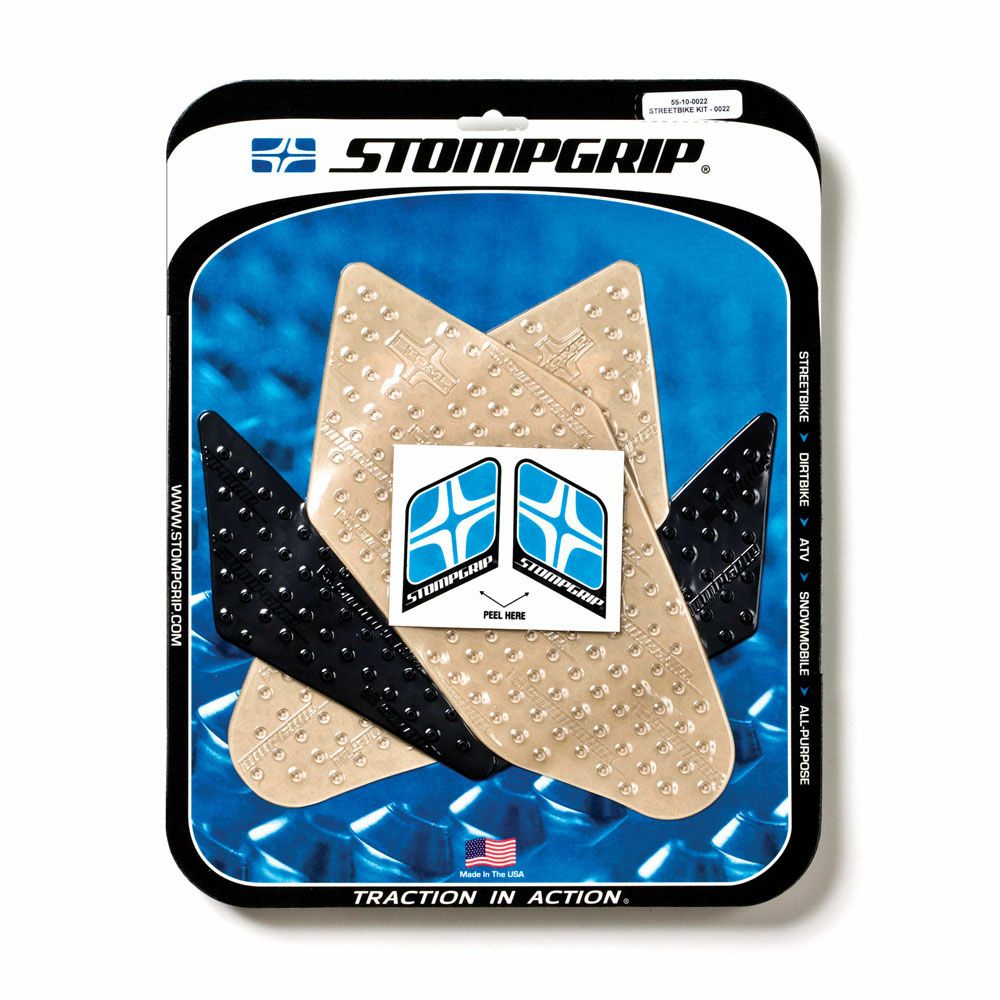 STOMPGRIP トラクションパッド(タンク)キット ZX-10R 11-15(クリア