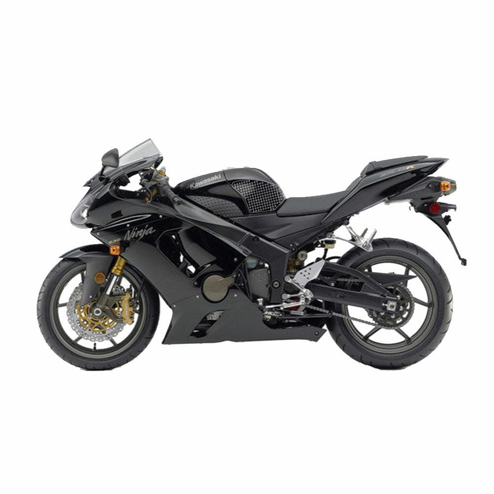 STOMPGRIP トラクションパッド(タンク)キット ZX-6R/RR 05-06(ブラック
