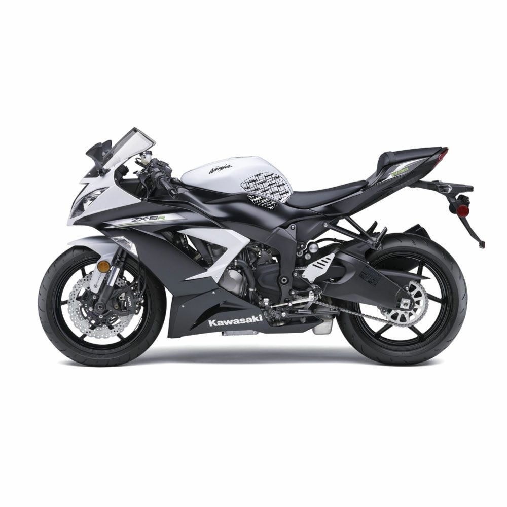 STOMPGRIP トラクションパッド(タンク)キット ZX-6R/RR 09-15(クリア)-03