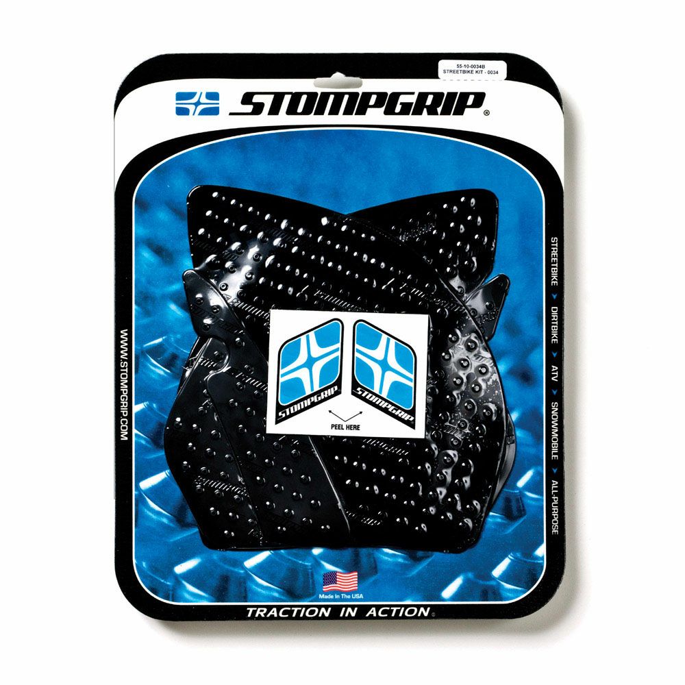 STOMPGRIP トラクションパッド(タンク)キット ZX-10R 08-10 (ブラック