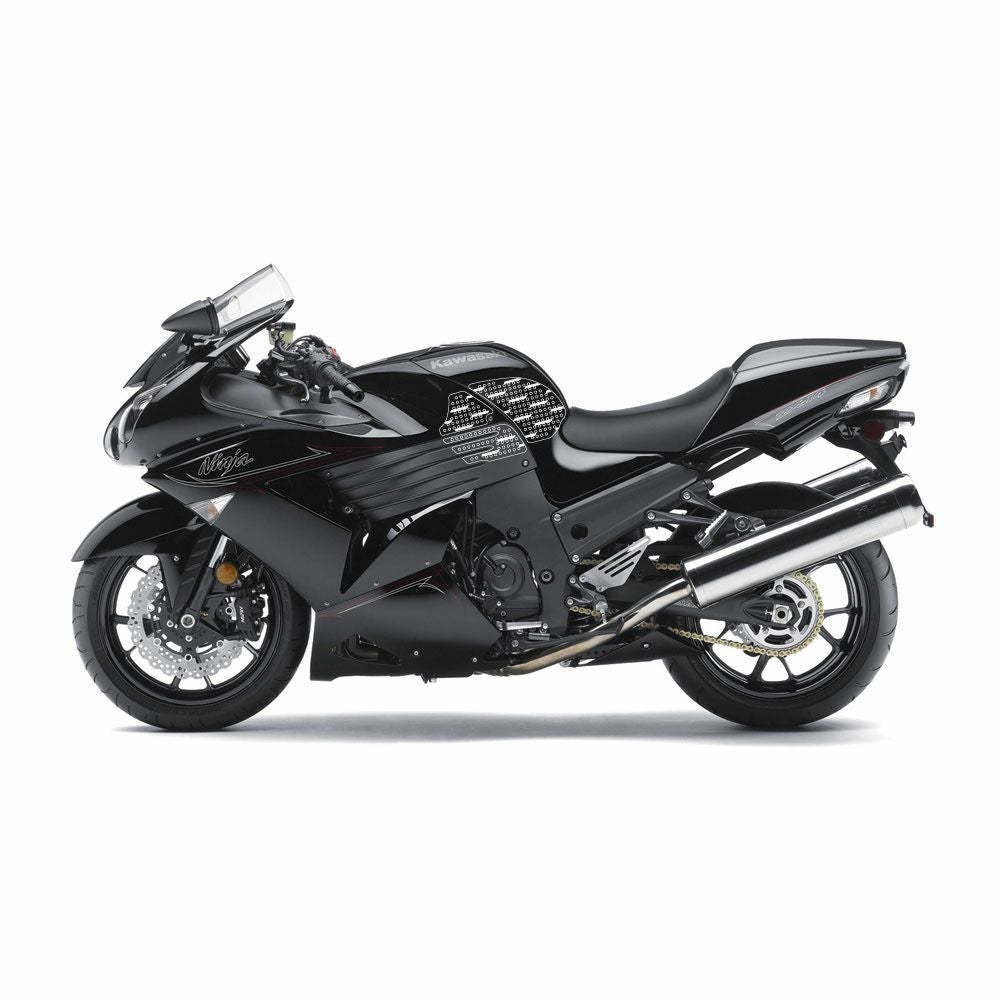 STOMPGRIP トラクションパッド(タンク)キット ZX-14R 06-11(ブラック