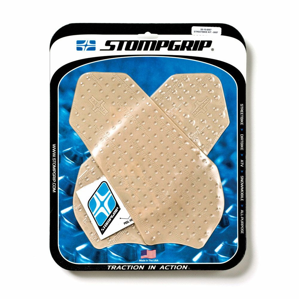 STOMPGRIP トラクションパッド(タンク)キット ZX-10R 11-15(クリア