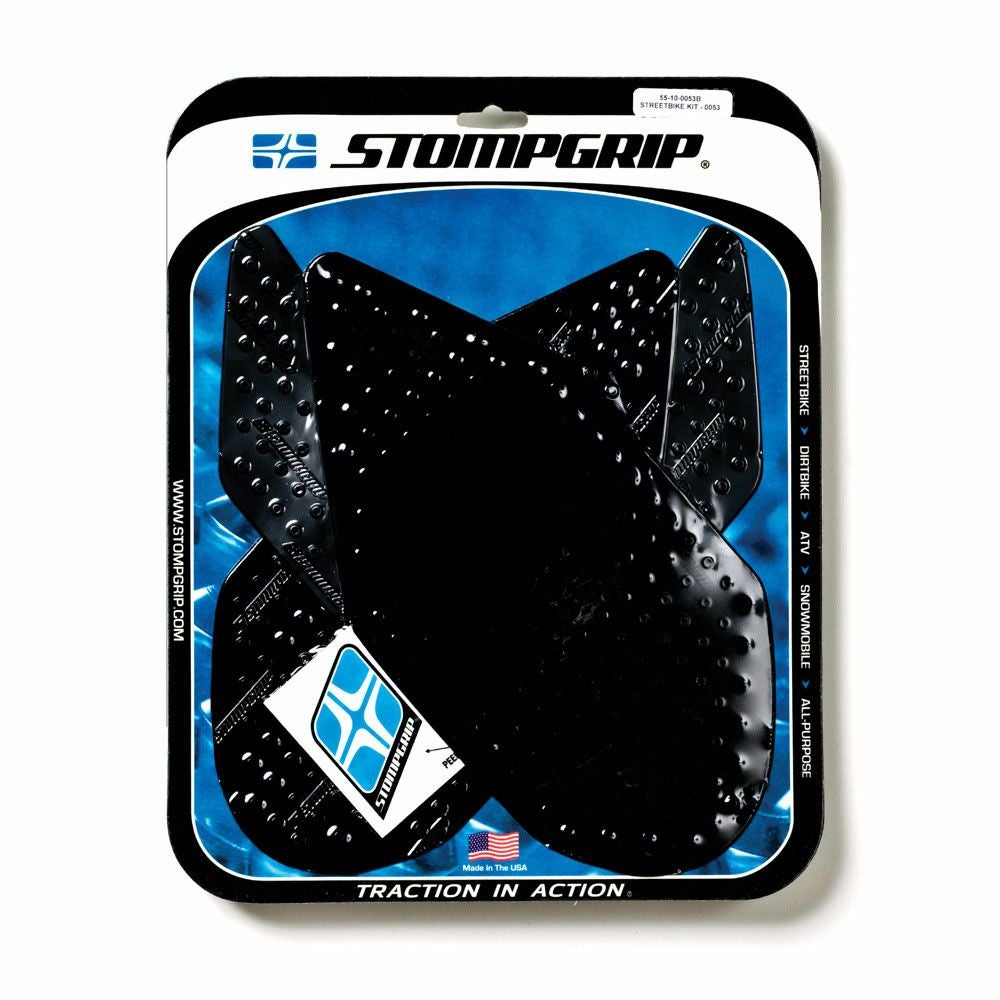 STOMPGRIP トラクションパッド(タンク)キット ZX-6R/RR 07-08(ブラック