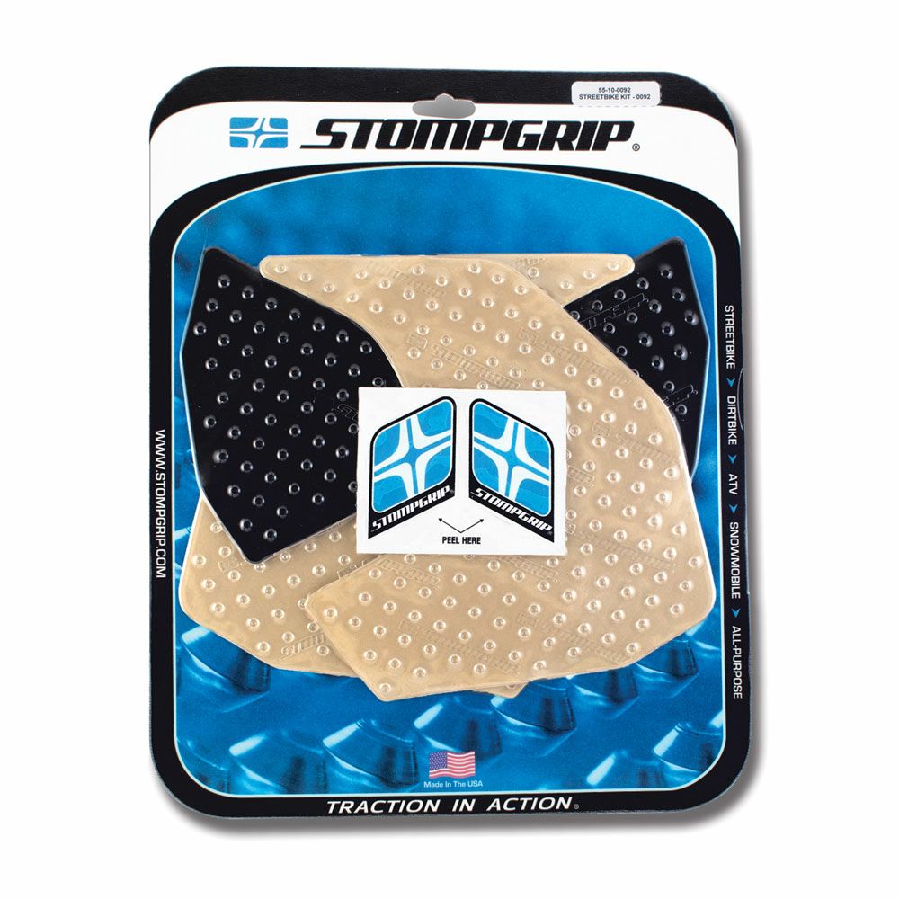 STOMPGRIP トラクションパッド(タンク)キット ZX-10R 11-15(クリア