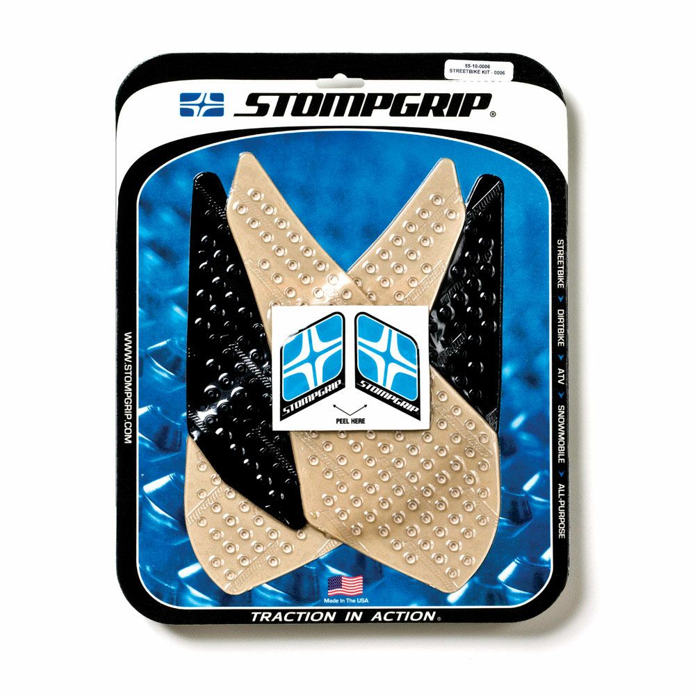 STOMPGRIP トラクションパッド(タンク)キット YZF-R6 08-15(ブラック
