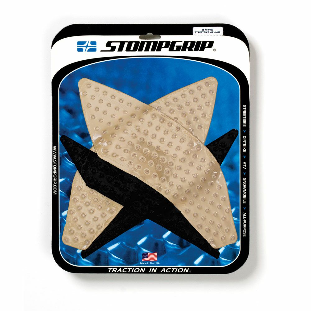 STOMPGRIP トラクションパッド(タンク)キット ZX-10R 11-15(クリア