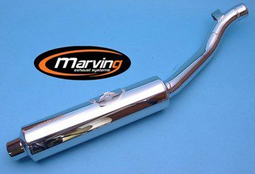 マービング(Marving) マフラー Cylindrical クロム EU公道走行認可 GSX