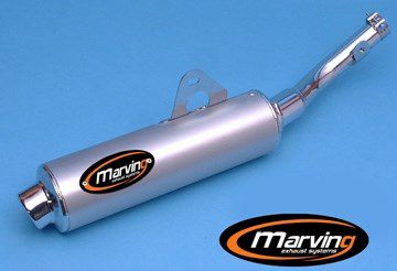 マービング(Marving) マフラー Amacal クロム+アルミ EU公道走行認可