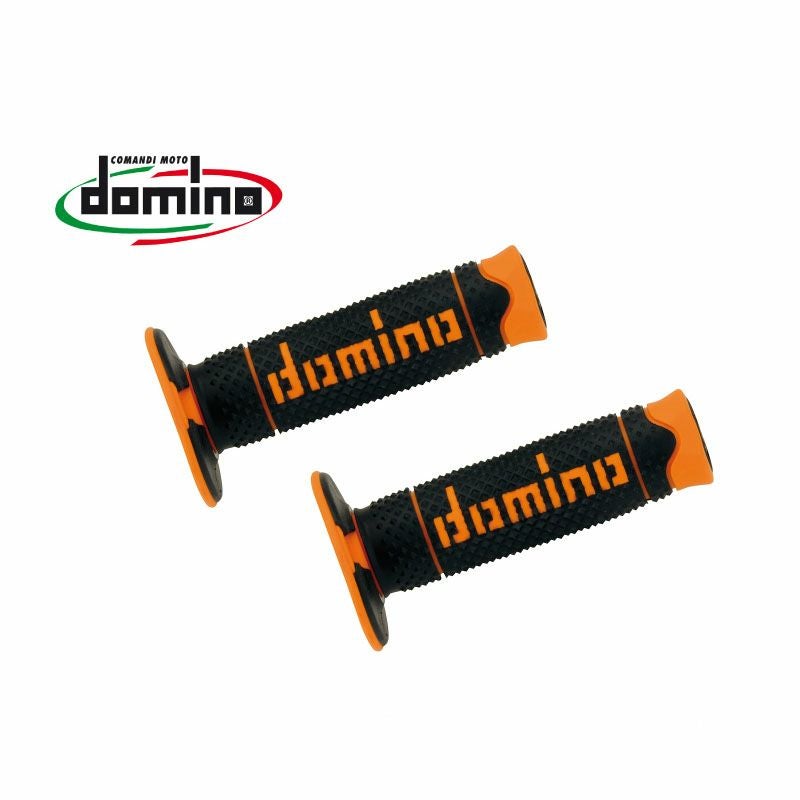 ドミノ(domino) グリップ オフロードタイプ DSH ブラック/オレンジ-01