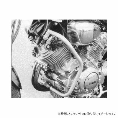 ヘプコ＆ベッカー(HEPCO＆BECKER) エンジンガード クローム XV125/250S