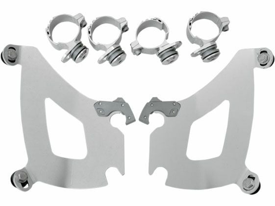 MEMPHIS SHADES トリガーロックマウンティングキット for バレットフェアリング ポリッシュ VT1300CR ステートライン XVS1300 ストライカー-01