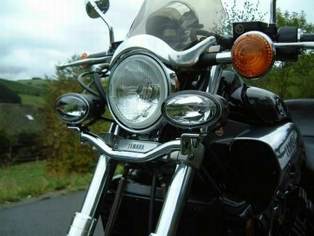 フェーリング(Fehling) ライトバー 後付ヘッドライト用 XV750/1100 ビラーゴ 92-98-01
