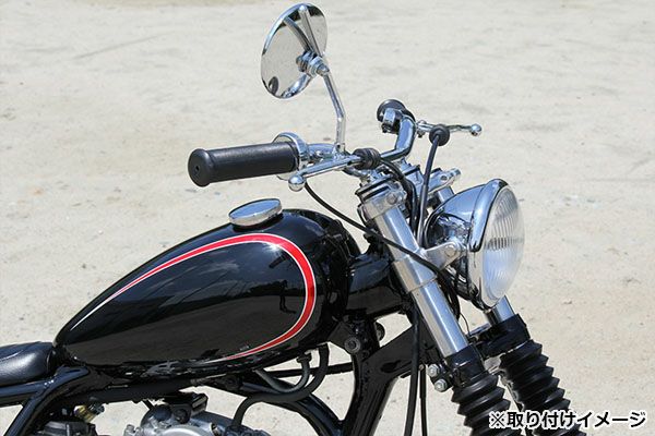 グッズ(GOODS) 5-3/4インチ ベイツタイプヘッドライト クローム サイド