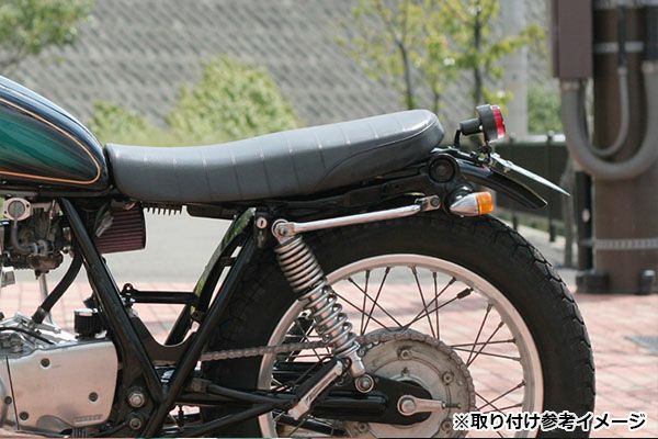 グッズ(GOODS) ビンテージラウンドテール ブラック | バイクカスタム