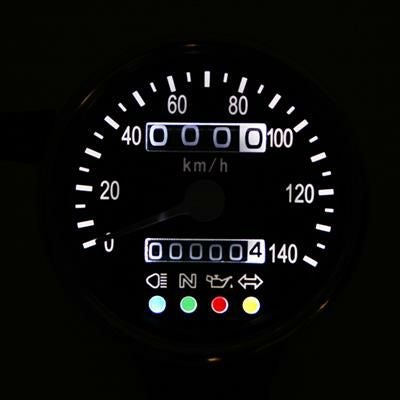 グッズ(GOODS) 60φインジゲータ内蔵スピードメーターキット /SR400/500