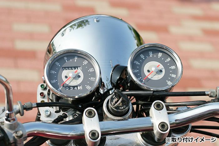 グッズ(GOODS) 80φSMITHスタイルタコメーターキット SR400/500 85-02