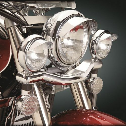 SHOW CHROME ユニバーサルヘッドライトバイザー 7インチ用-02