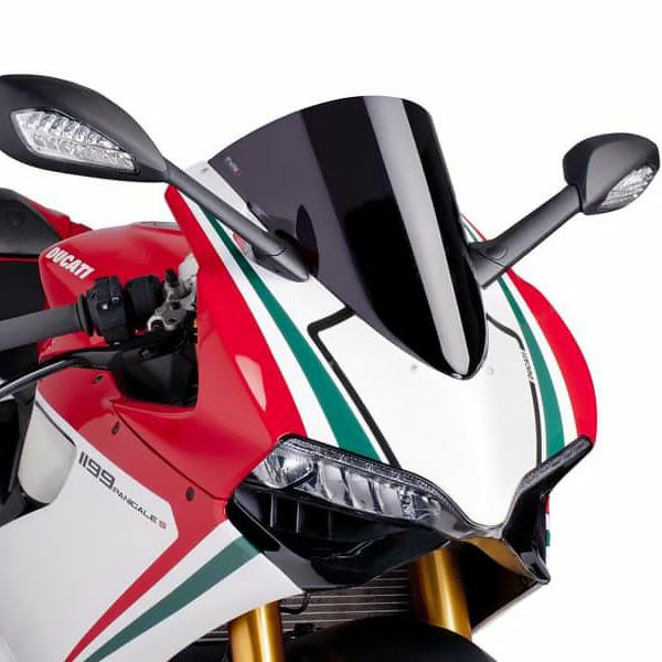 8*4様 プーチ　レーシングスクリーン　スモーク　パニガーレ　ドゥカティ プーチ(Puig) レーシングスクリーン/R-RACER ダークスモーク 899/1199