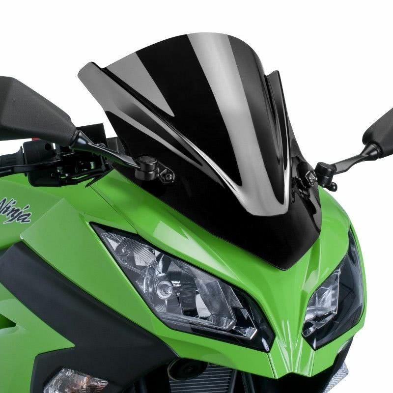 プーチ(Puig) レーシングスクリーン ブラック Ninja250/300 13-17
