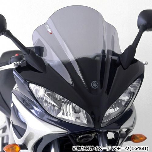 プーチ(Puig) レーシングスクリーン ブラック FZ6 フェザー 04-06