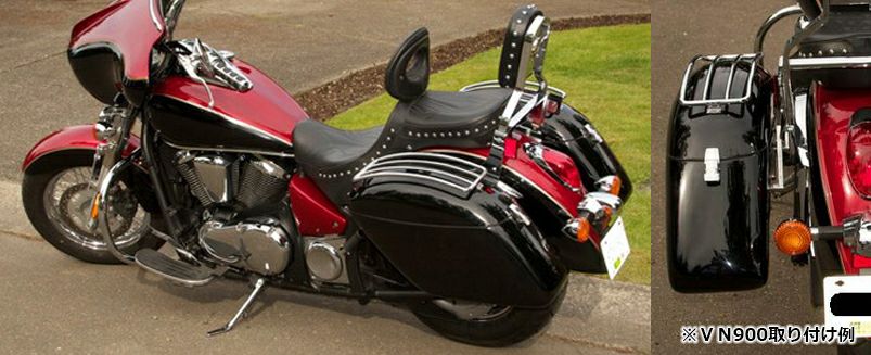 TSU ハードサドルバッグ ストロングQD FRP VN900 バルカン カスタム/クラシック-03