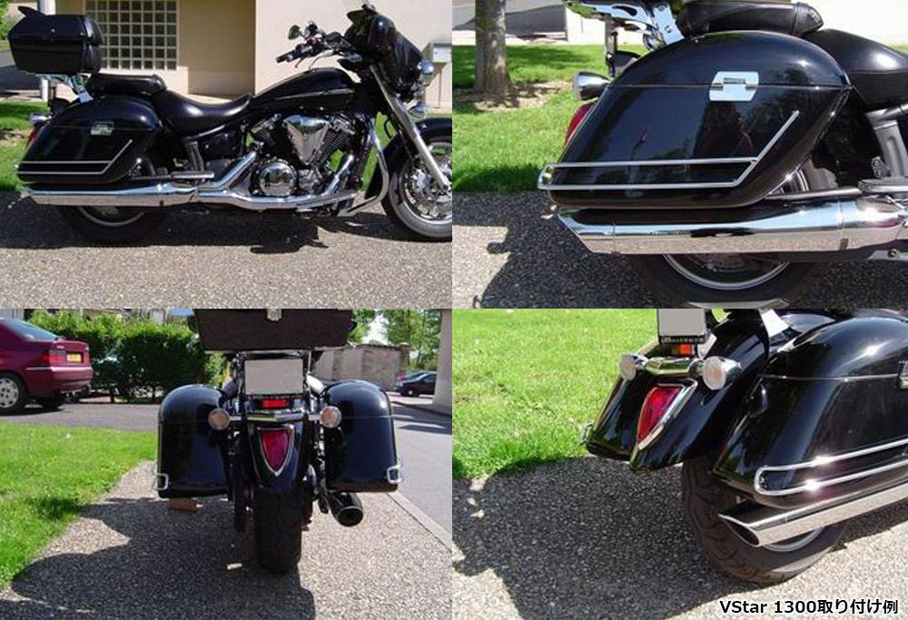 TSU ハードサドルバッグ ジャンボストロング FRP XVS1300 V-Star-03