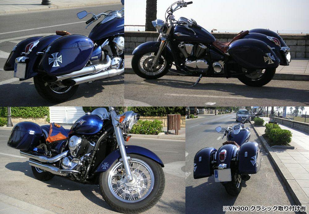 TSU ハードサドルバッグ ジャンボストロング FRP VN900 クラシック/カスタム-03