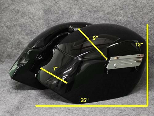 TSU ハードサドルバッグ クイックリリース FRP VTX 1300/1800C-02