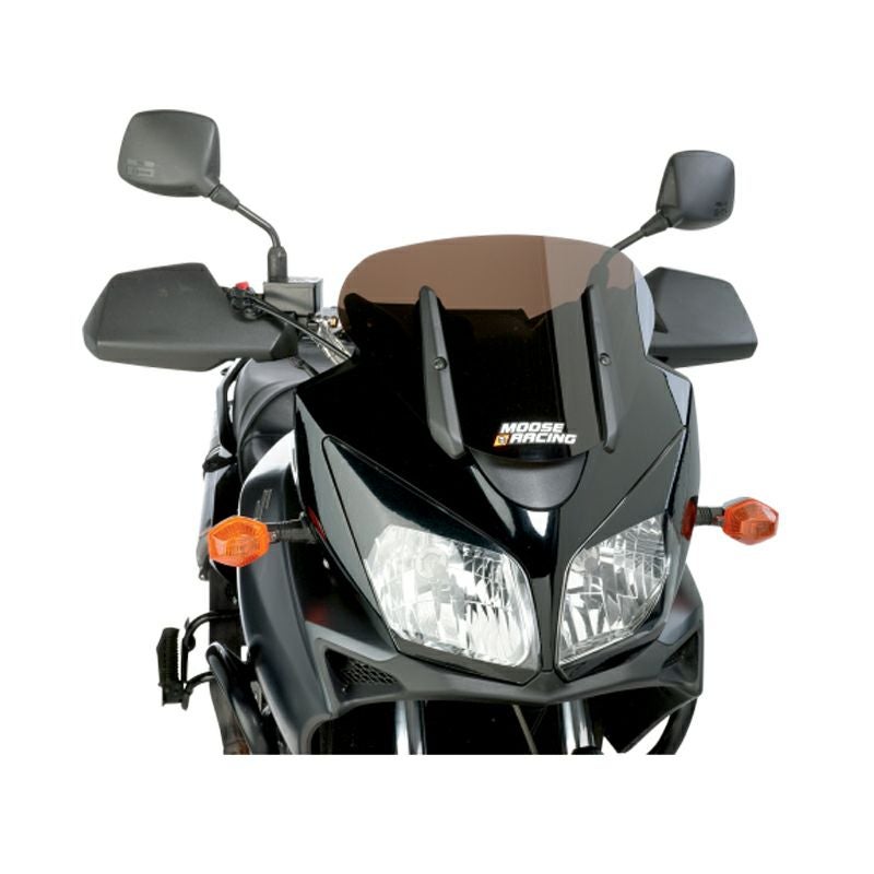 MOOSE RACING アドベンチャー ウィンドスクリーン -4インチ ダークスモーク DL650/1000 V-ストローム 04-11-01