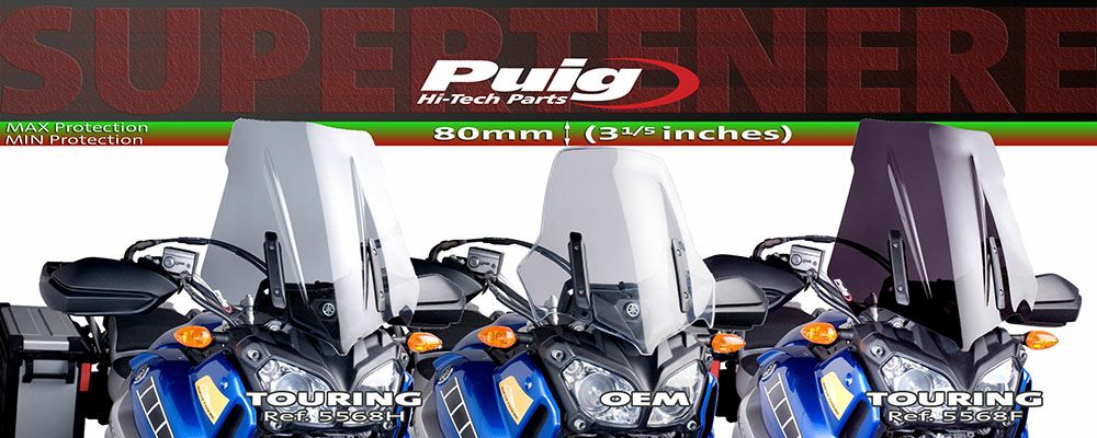 プーチ(Puig) ツーリングスクリーン スモーク XT1200Z スーパーテネレ