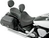 Z1R ロープロファイル ダブルバケットシート バックレスト付 マイルドステッチ XV1600/1700 Road Star 99-14-01